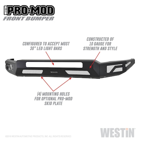 Westin Pro-Mod Front Bumper 58-41205